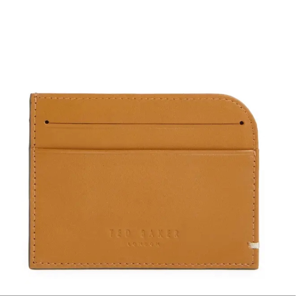 Ted Baker | Tan Leather Card Holder UNISEX NWT